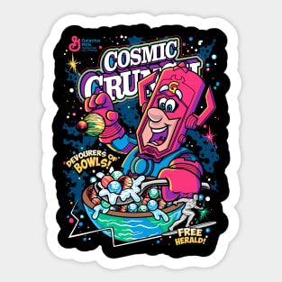 Cosmic Crunch Cereal Sticker
